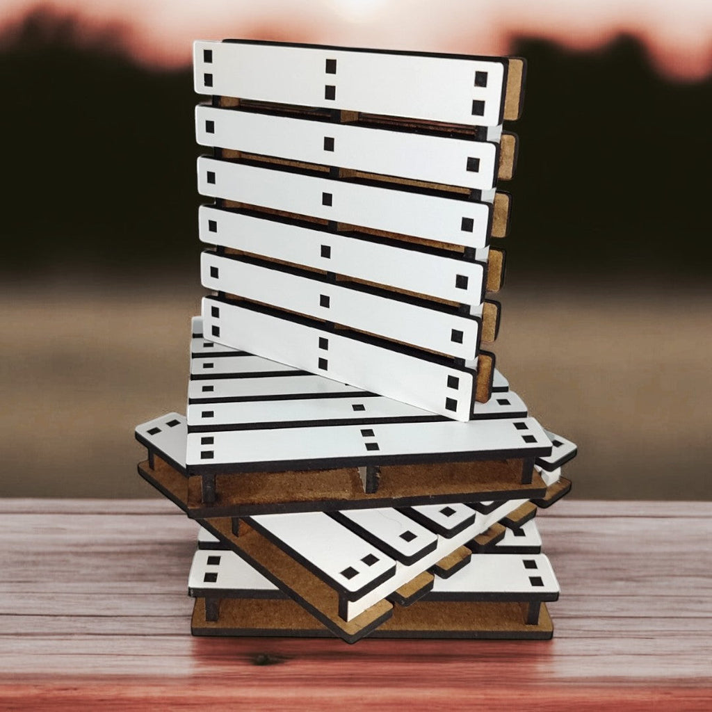 4 Bases para Copos em formato de Palete