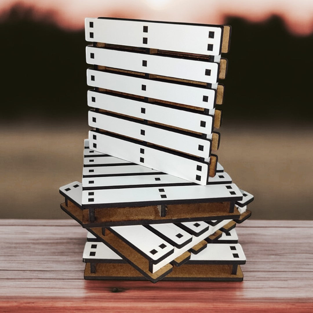 4 Bases para Copos em formato de Palete